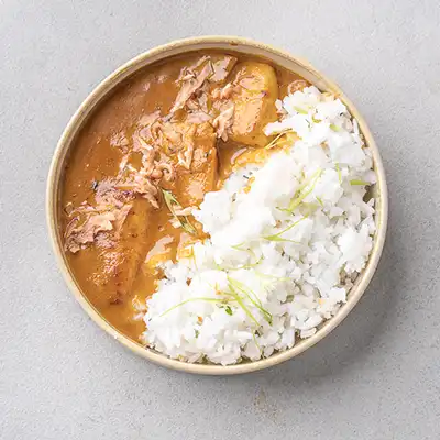 Tamarind Red Thai Fish Curry With Jasmine Rice